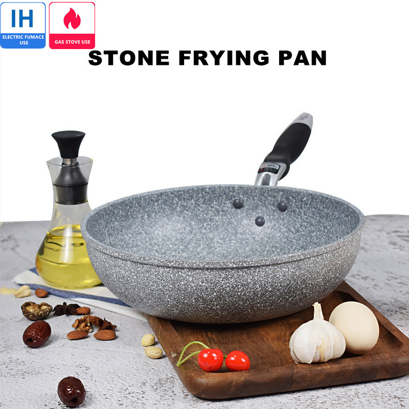 Kitchen Baking Pan Set - Sartén antiadherente, sartén Wok de piedra