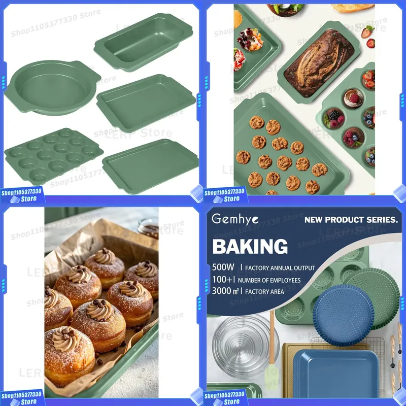 Bread Baking Kitchen Utensils - Moldes para pasteles de acero al