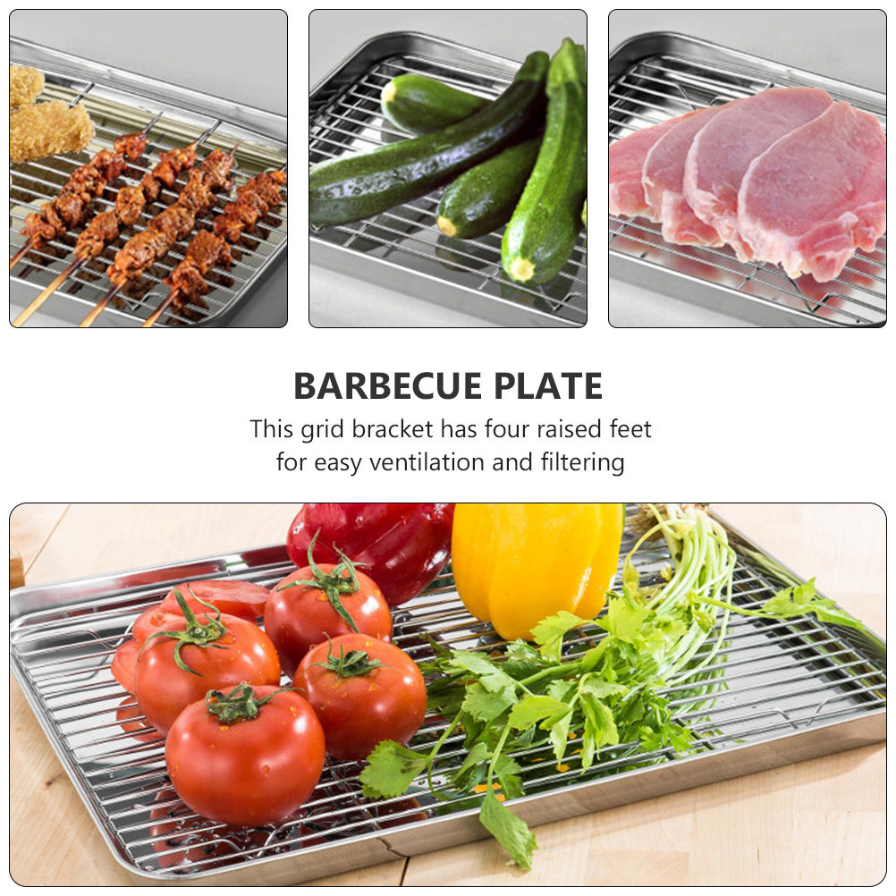 Kitchen Baking Pan Storage - 2 Juegos de Bandejas de Drenaje