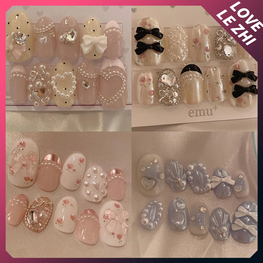 Decorating Tip Set - Uñas postizas de Ballet con diamantes