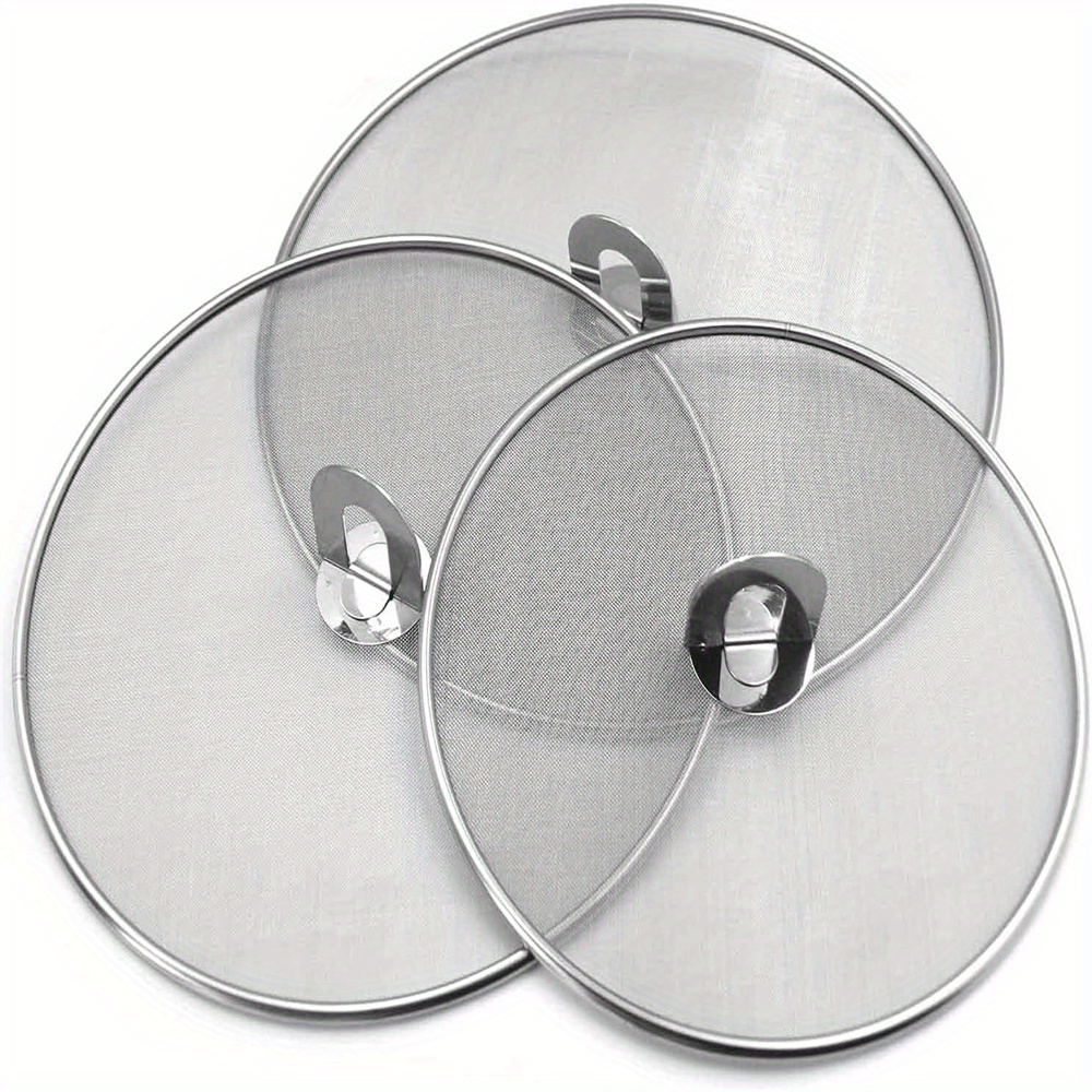 Kitchen Baking Pan Set - 3 unids/pack pantalla contra salpicaduras para