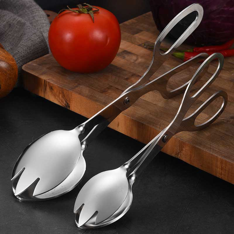 Bread Baking Kitchen Utensils - Pinzas de acero inoxidable para Buffet,