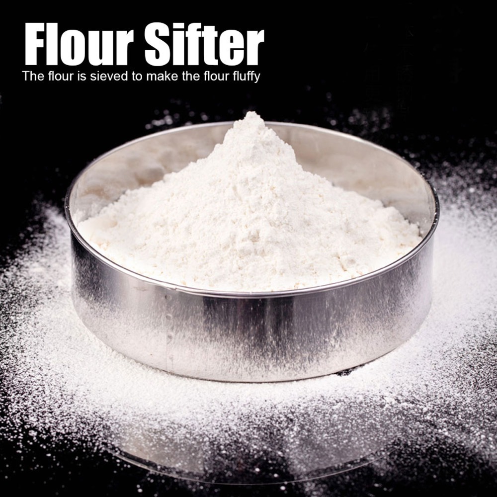 Baking Powder Kitchen - Juego de 6 tamices de acero