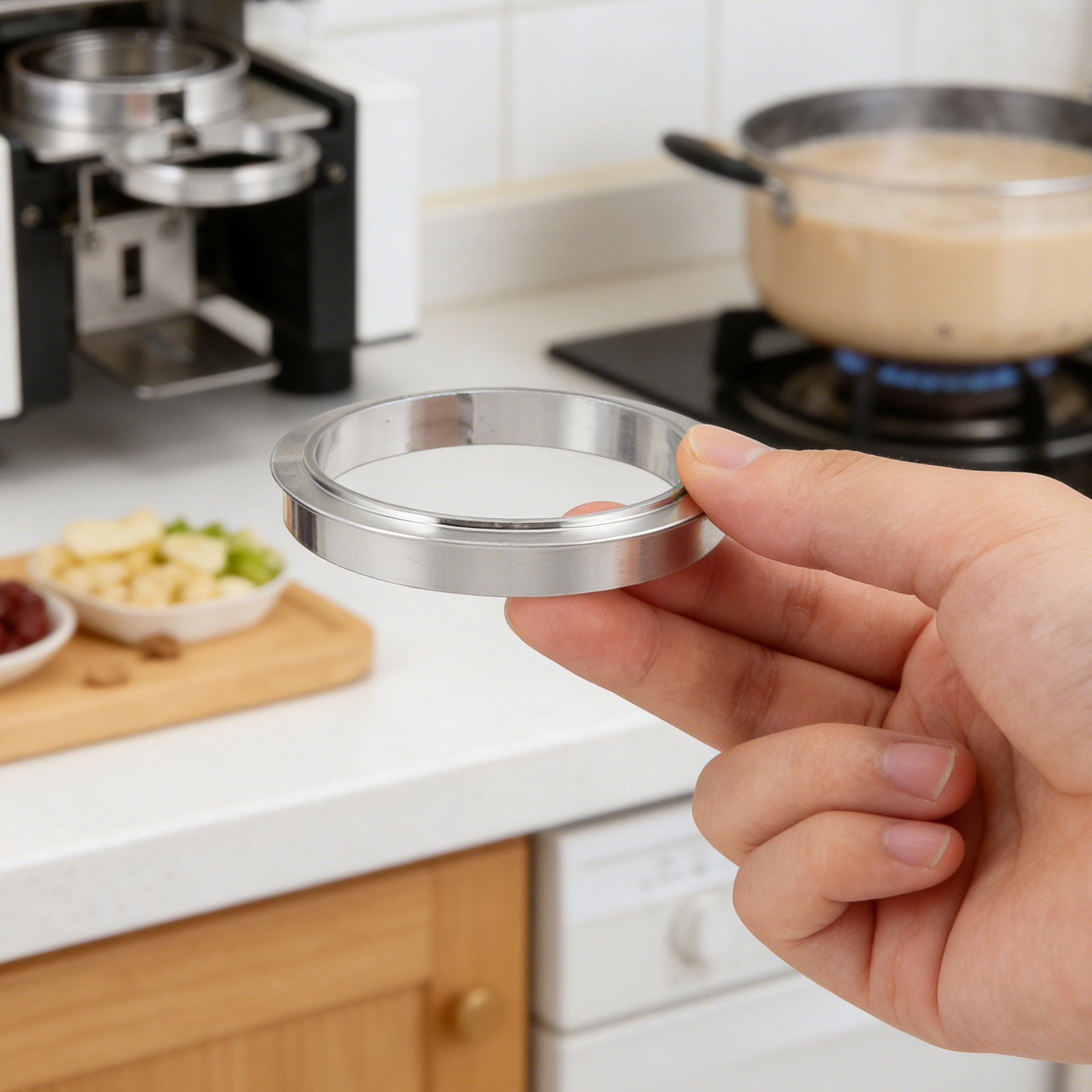 Kitchen Job - Anillo sellador manual para té con