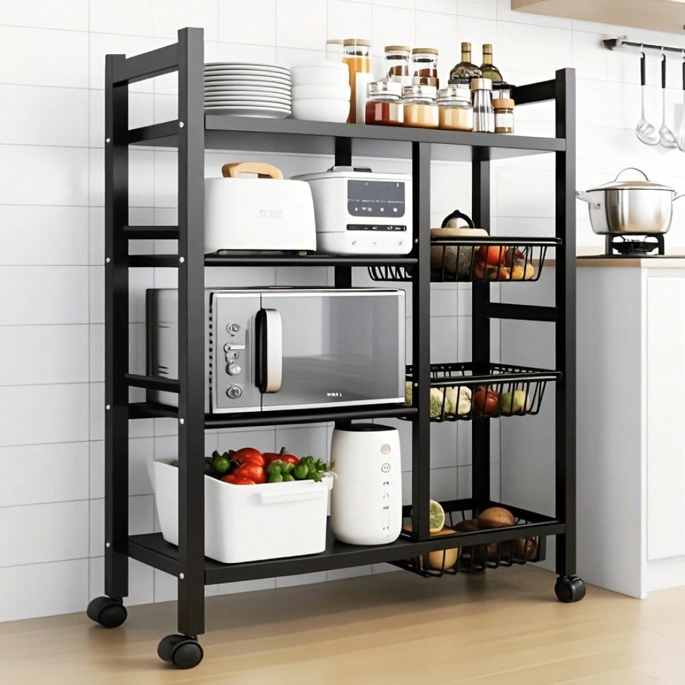 Estante de almacenamiento de c - Kitchen Baking Pantry reseña y precio