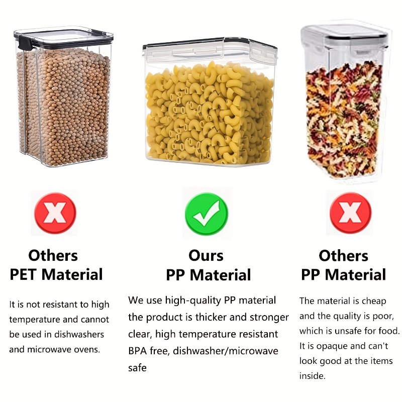 Contenedores herméticos de alm - Kitchen Baking Pantry reseña y precio