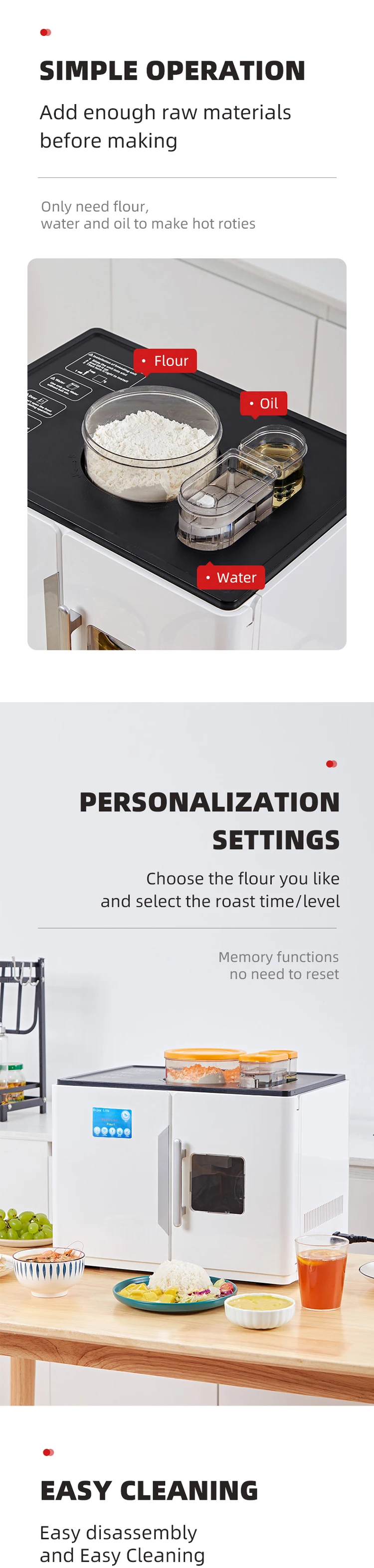Máquina para Hacer Roti Automá - Commercial Kitchen Baking Equipment reseña y precio
