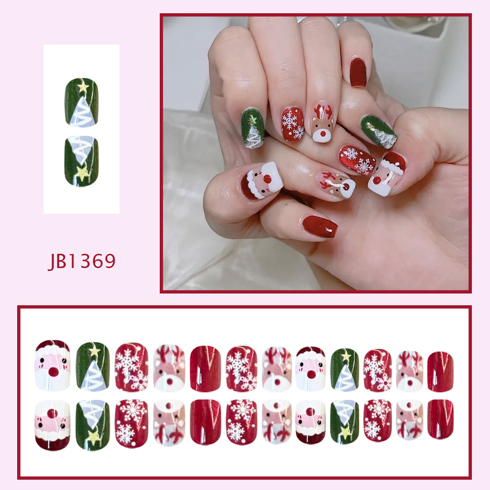 Uñas Postizas Navideñas con Di - Decorating Tip Set reseña y precio