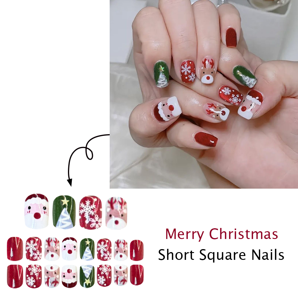 Uñas Postizas Navideñas con Di - Decorating Tip Set reseña y precio