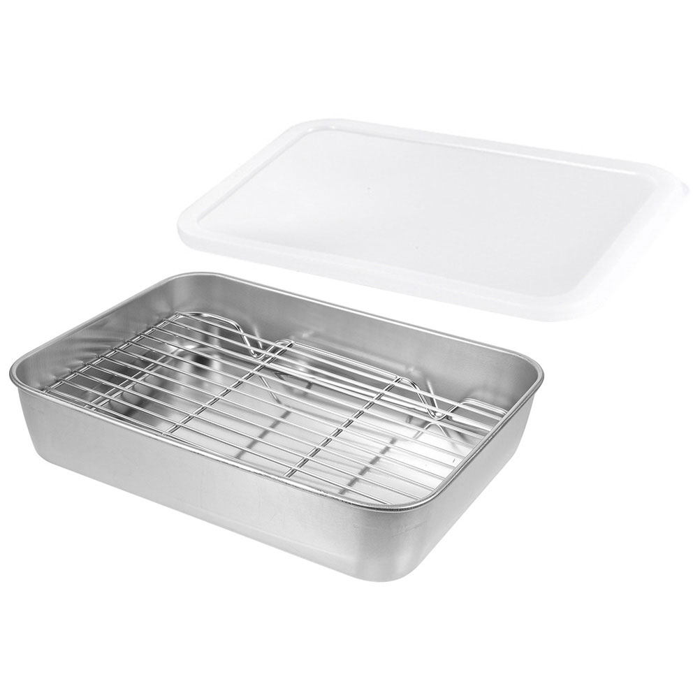 1 Juego de Bandeja de Preparac - Kitchen Baking Pan Storage reseña y precio