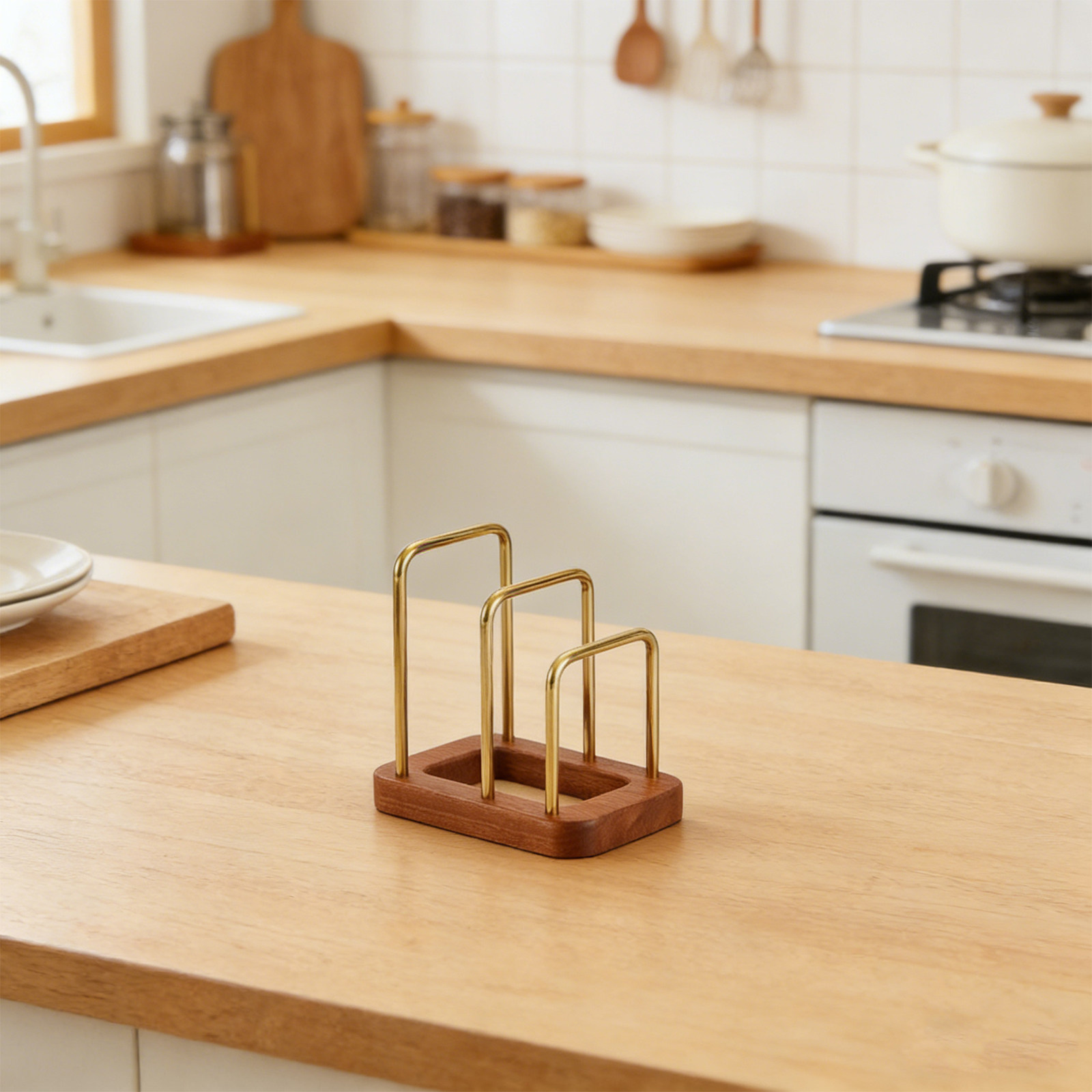 Organizador de Tablas de Corta - Kitchen Baking Pan Storage reseña y precio