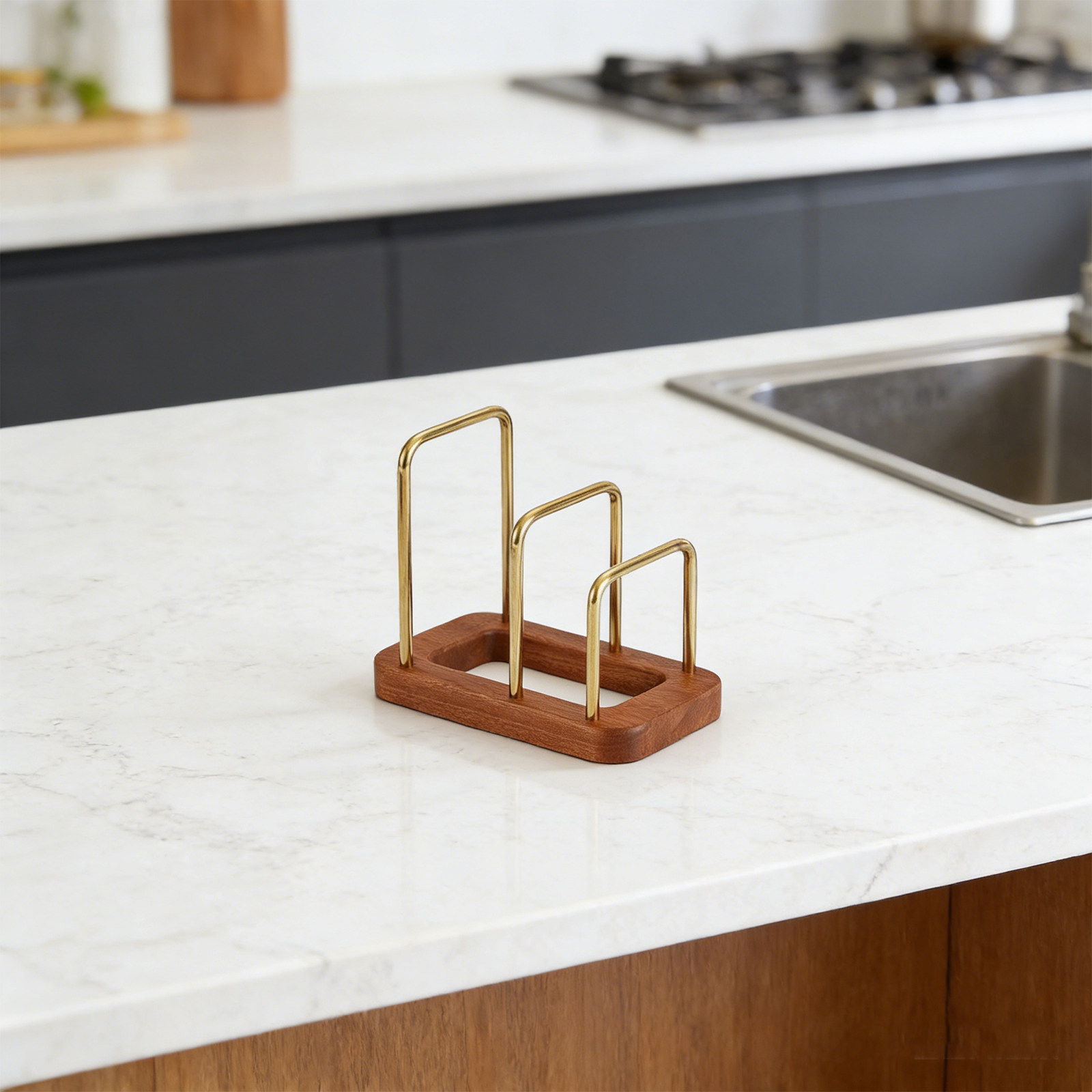 Organizador de Tablas de Corta - Kitchen Baking Pan Storage reseña y precio