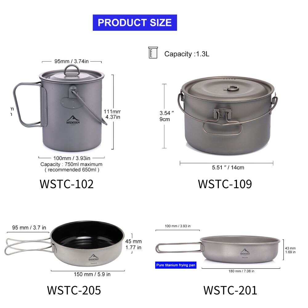 Widesea-vajilla para acampar,  - Kitchen Baking Pan Set reseña y precio