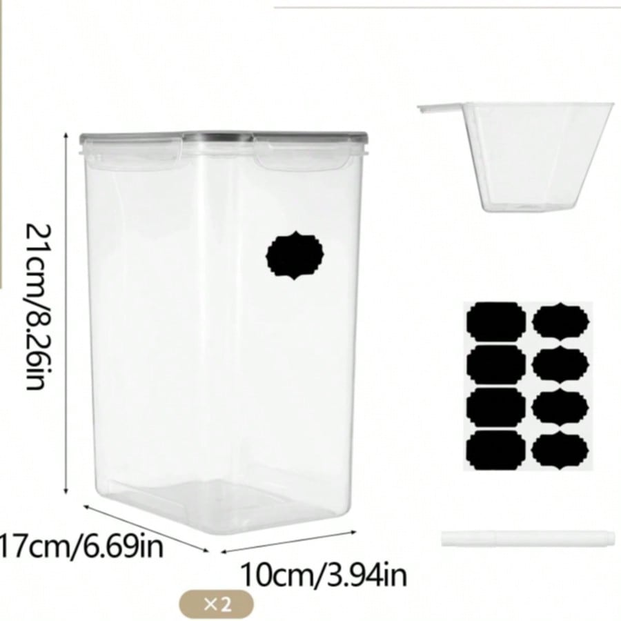 Recipientes herméticos extra g - Kitchen Baking Pantry reseña y precio