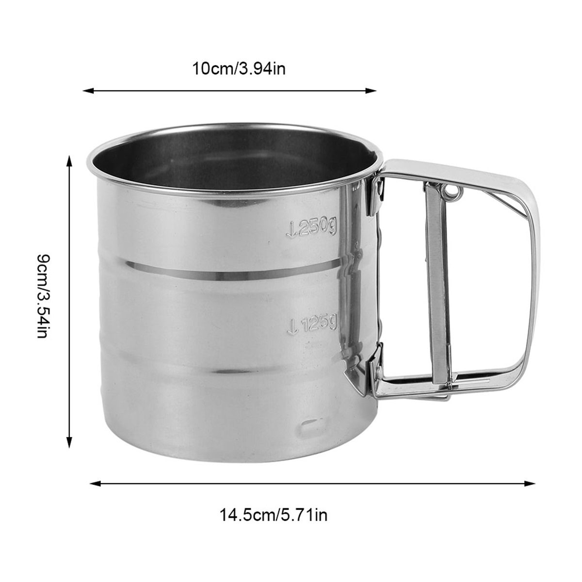 Colador de tamiz de harina de  - Baking Powder Kitchen reseña y precio
