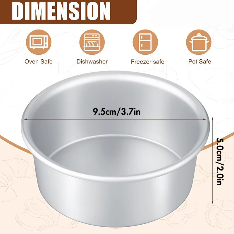 Juego de 6/12 Moldes para Past - Kitchen Baking Pan Set reseña y precio