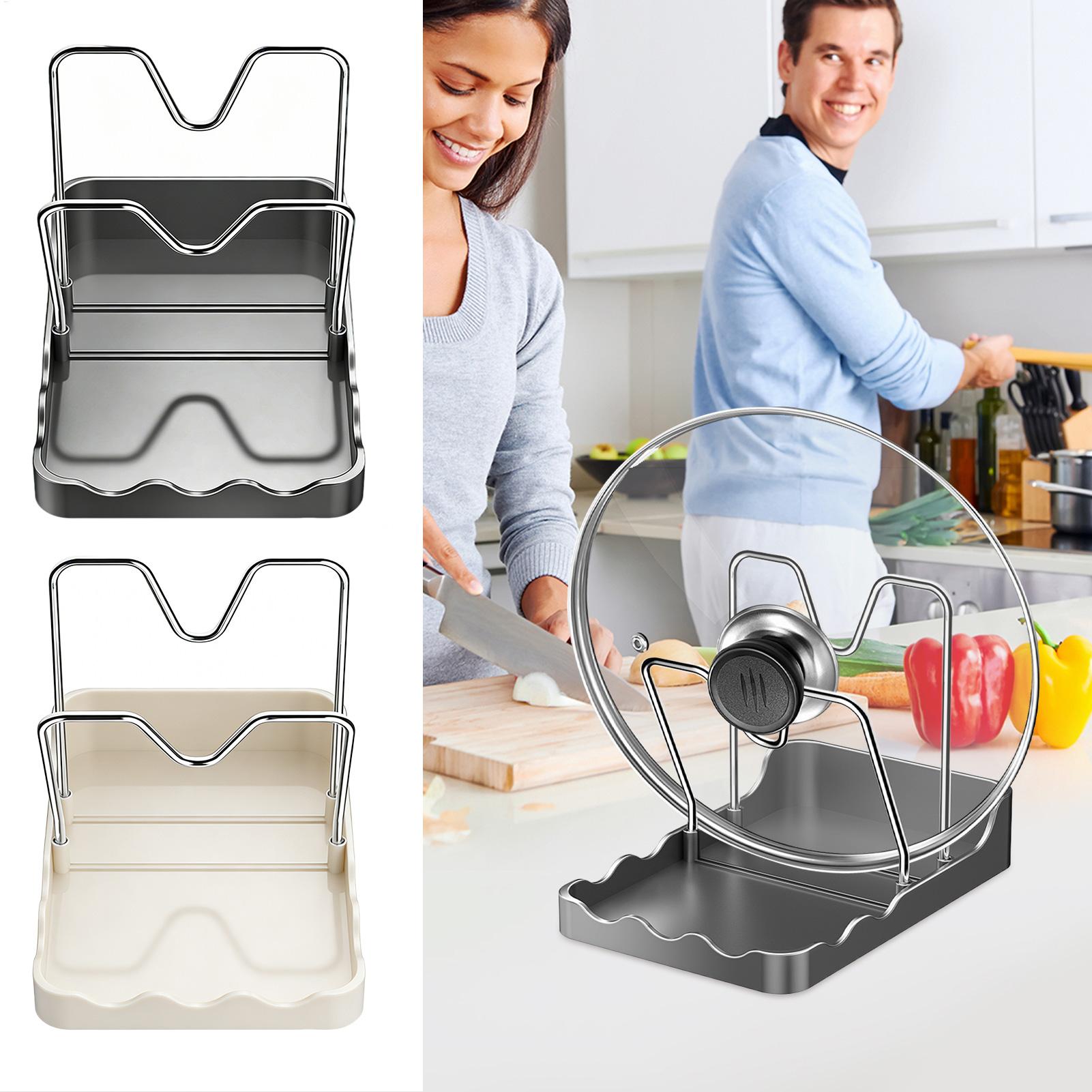 Organizador de tapas de ollas, - Kitchen Baking Pantry reseña y precio