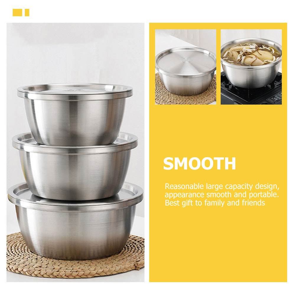 1 Juego de Tazones para Mezcla - Kitchen Baking Storage Containers reseña y precio