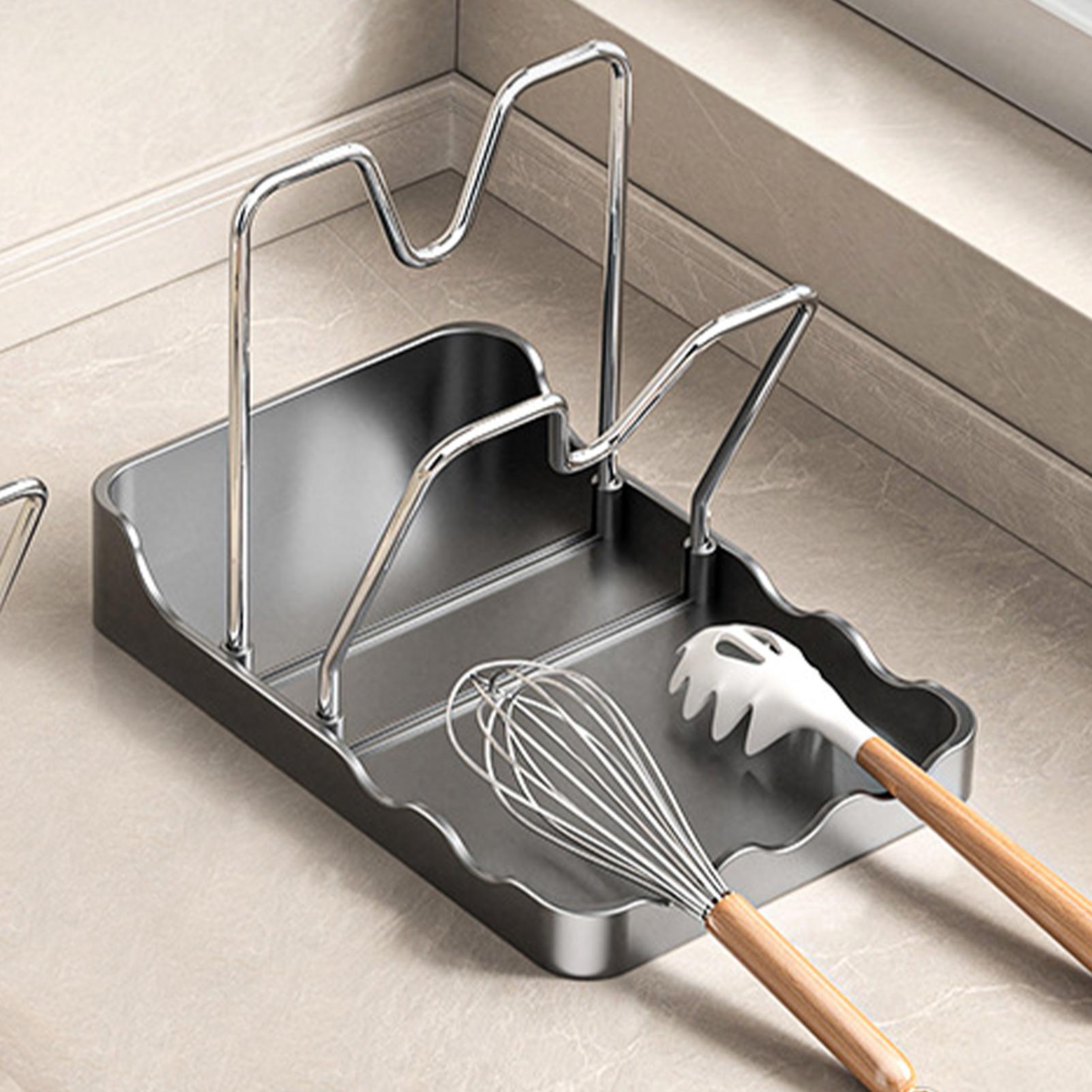 Estante para tapas de ollas, e - Kitchen Baking Pantry reseña y precio