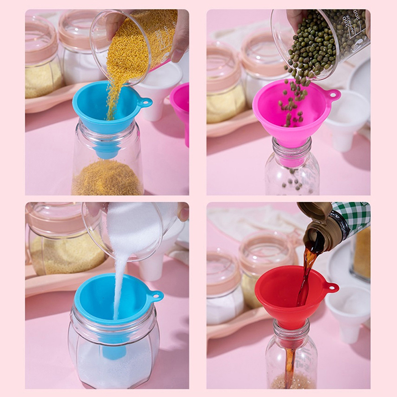【Embudo de Silicona de 8CM de  - Kitchen Jobs reseña y precio