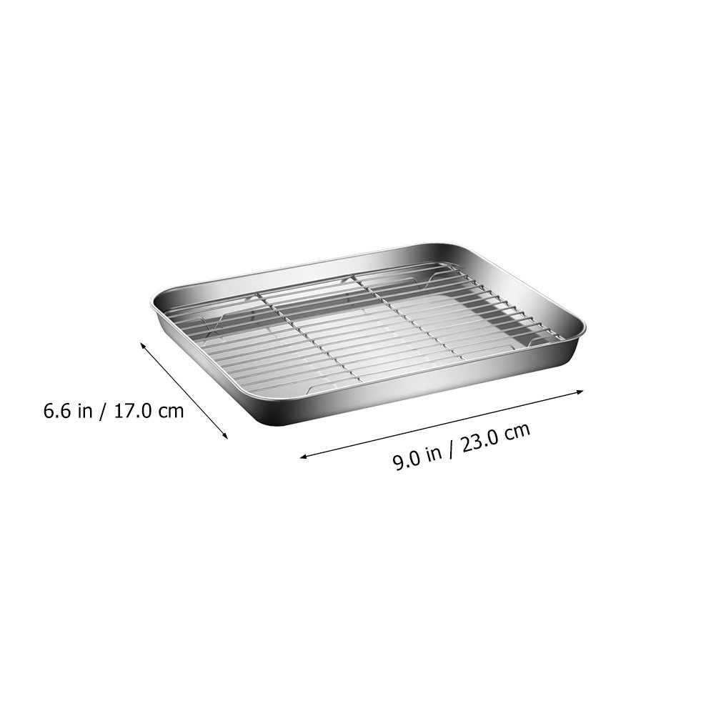 2 Juegos de Bandejas de Drenaj - Kitchen Baking Pan Storage reseña y precio