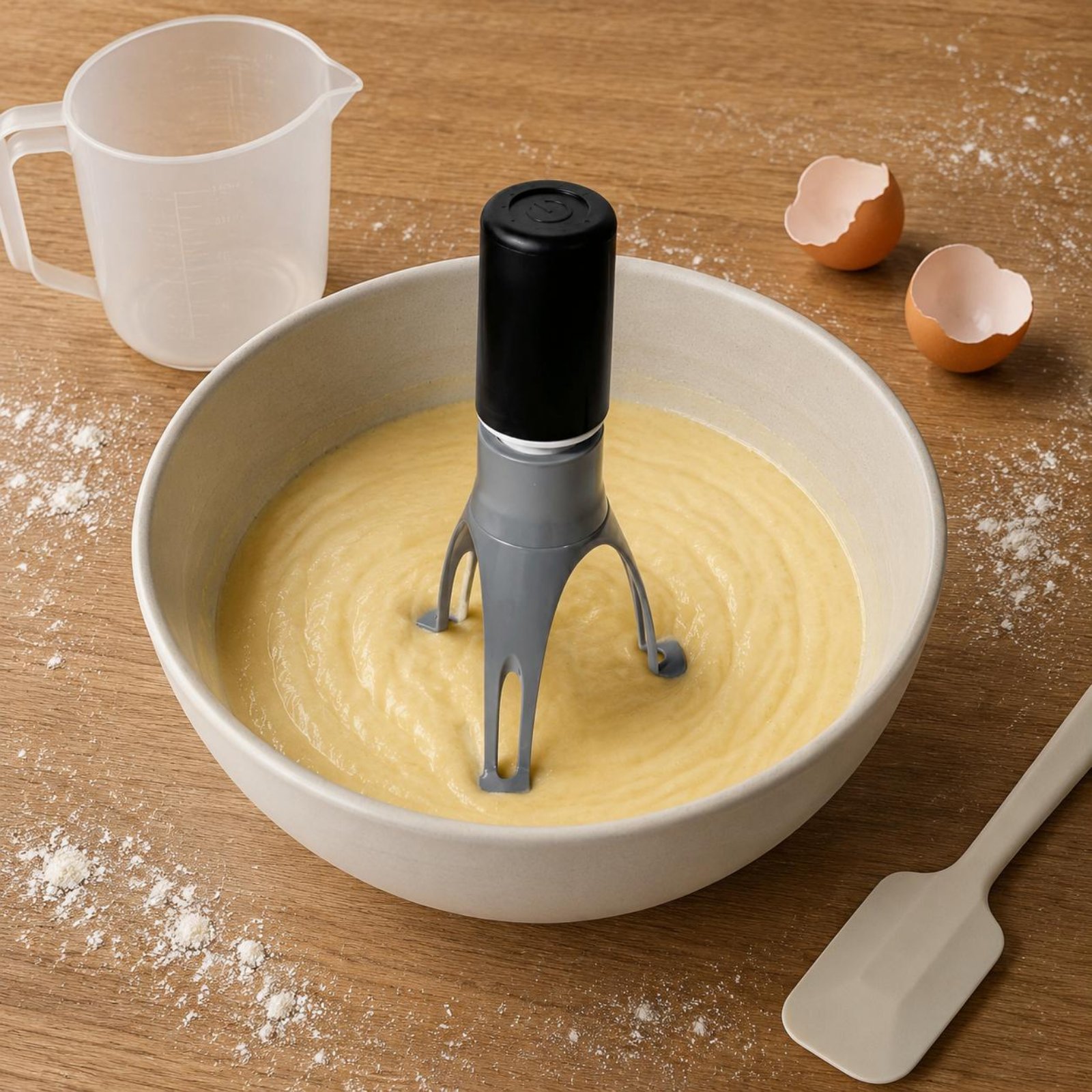 Batidor Triangular Automático  - Kitchen Baking Mixer reseña y precio