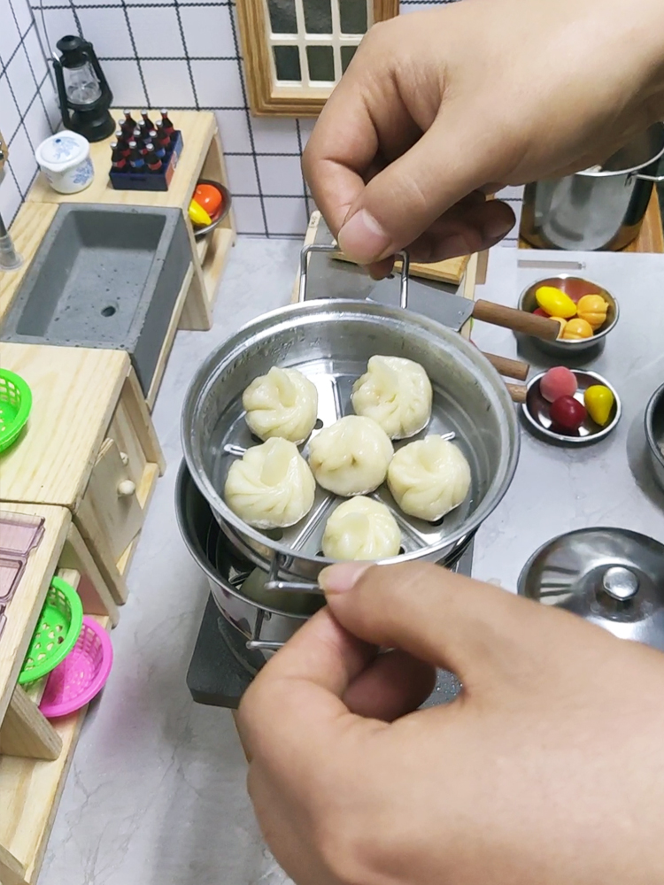 Casa de muñecas, cocina en min - Kitchen Baking Pan Set reseña y precio