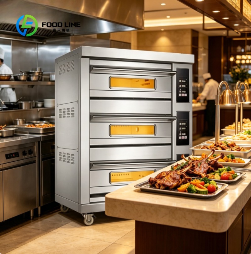 Horno Comercial de Acero Inoxi - Commercial Kitchen Baking Equipment reseña y precio