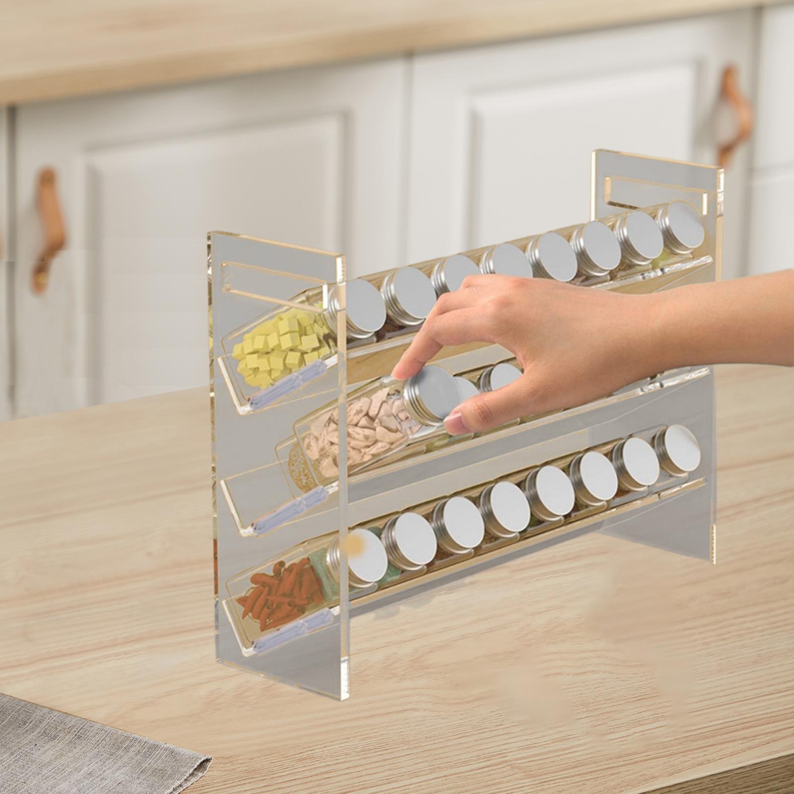 Estante de acrílico para espec - Kitchen Baking Pantry reseña y precio