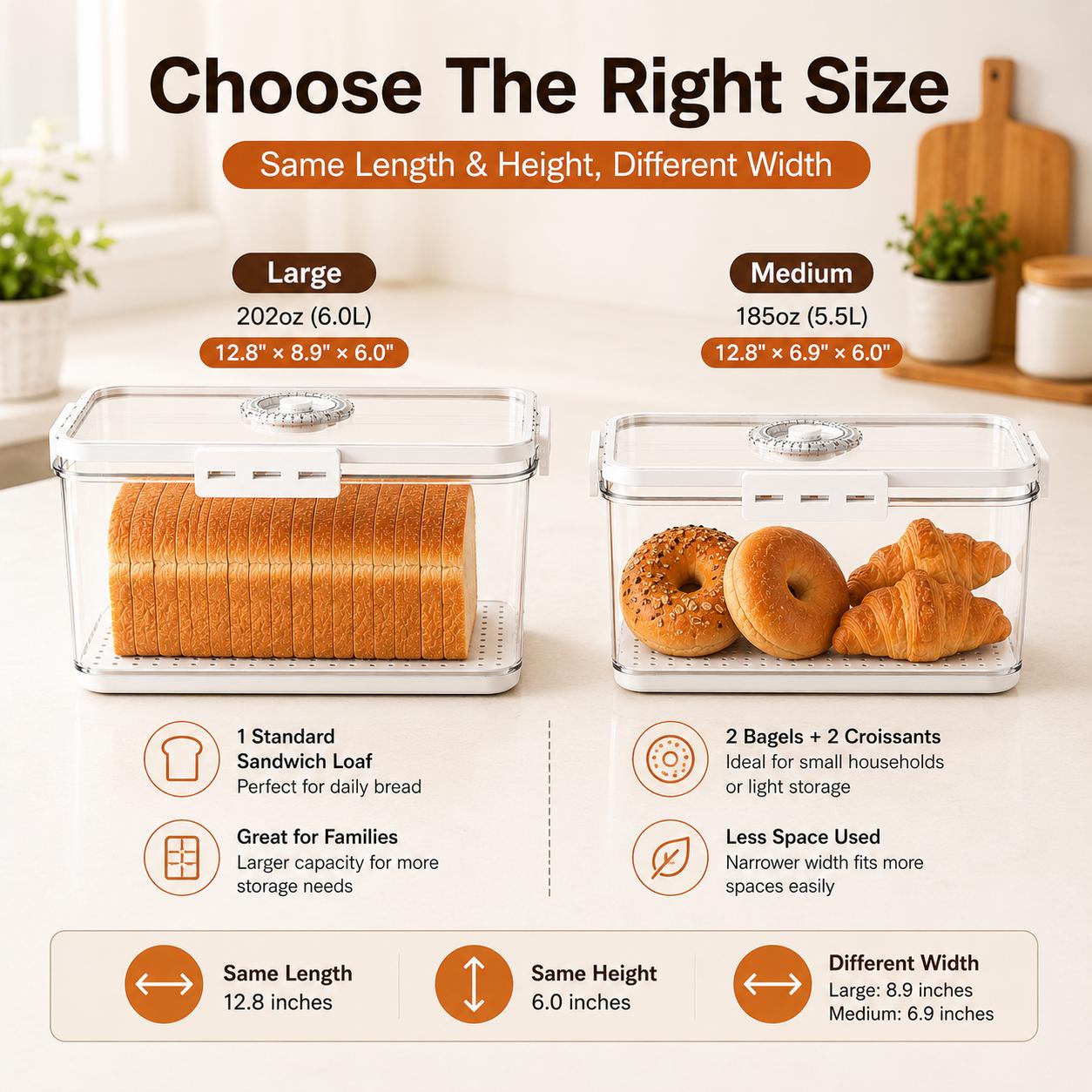 Contenedor hermético para alma - Kitchen Baking Pantry reseña y precio