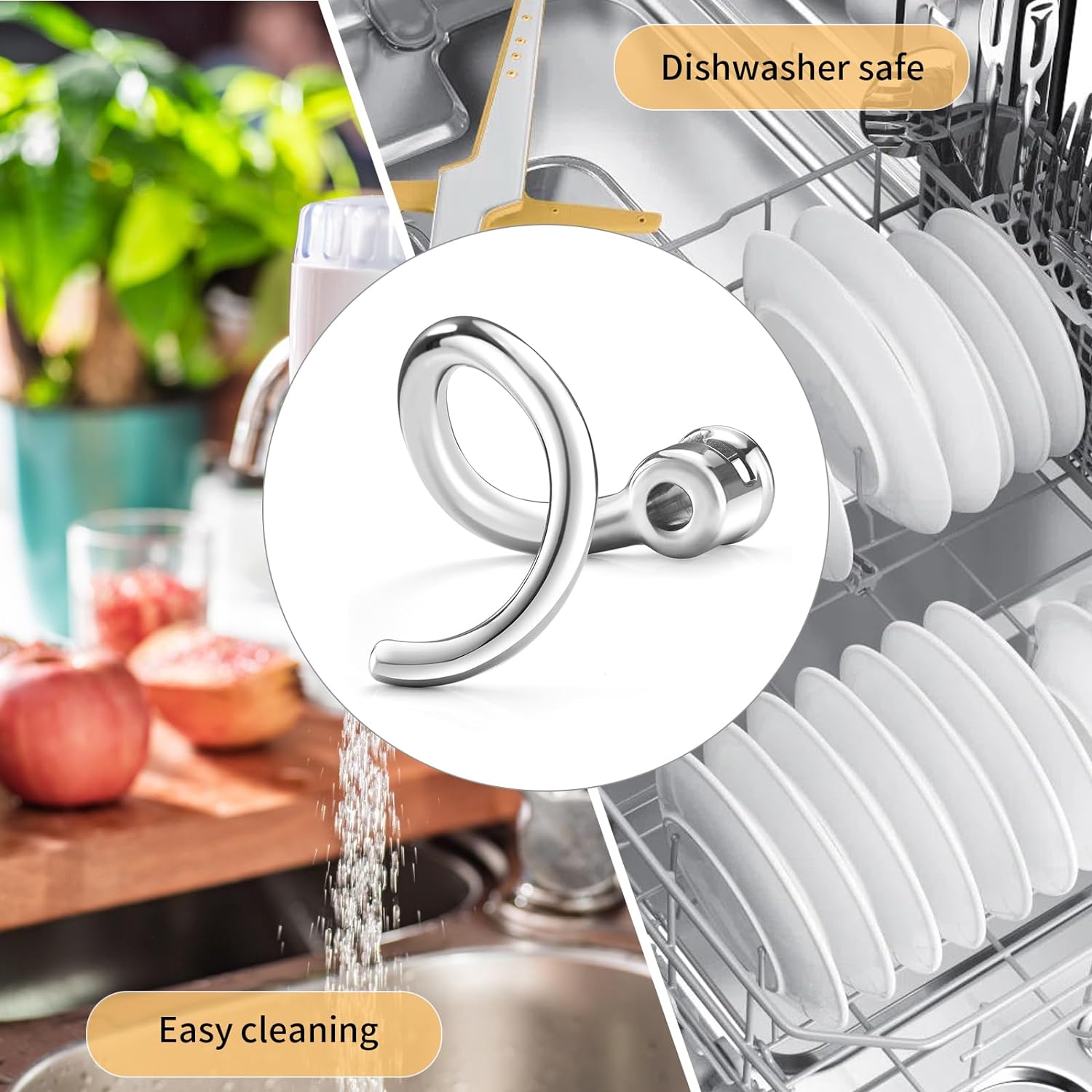Accesorio de gancho de masa de - Kitchen Aid Baking Bread reseña y precio