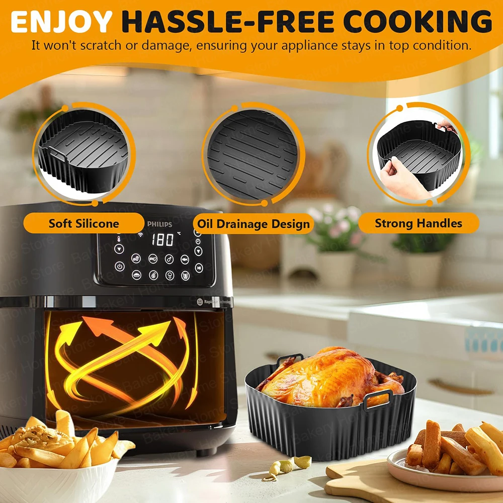 Molde de silicona para freidor - Philips Air Fryer Airfryer Xxl reseña y precio