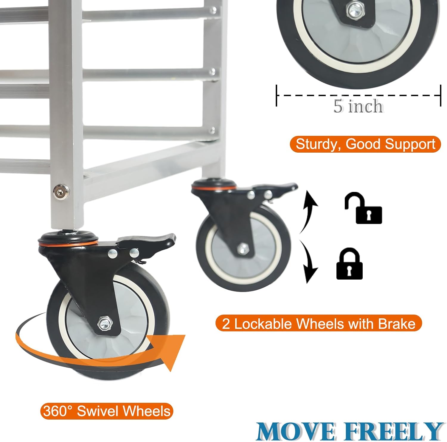 Carro de enfriamiento móvil co - Kitchen Baking Pan Storage reseña y precio