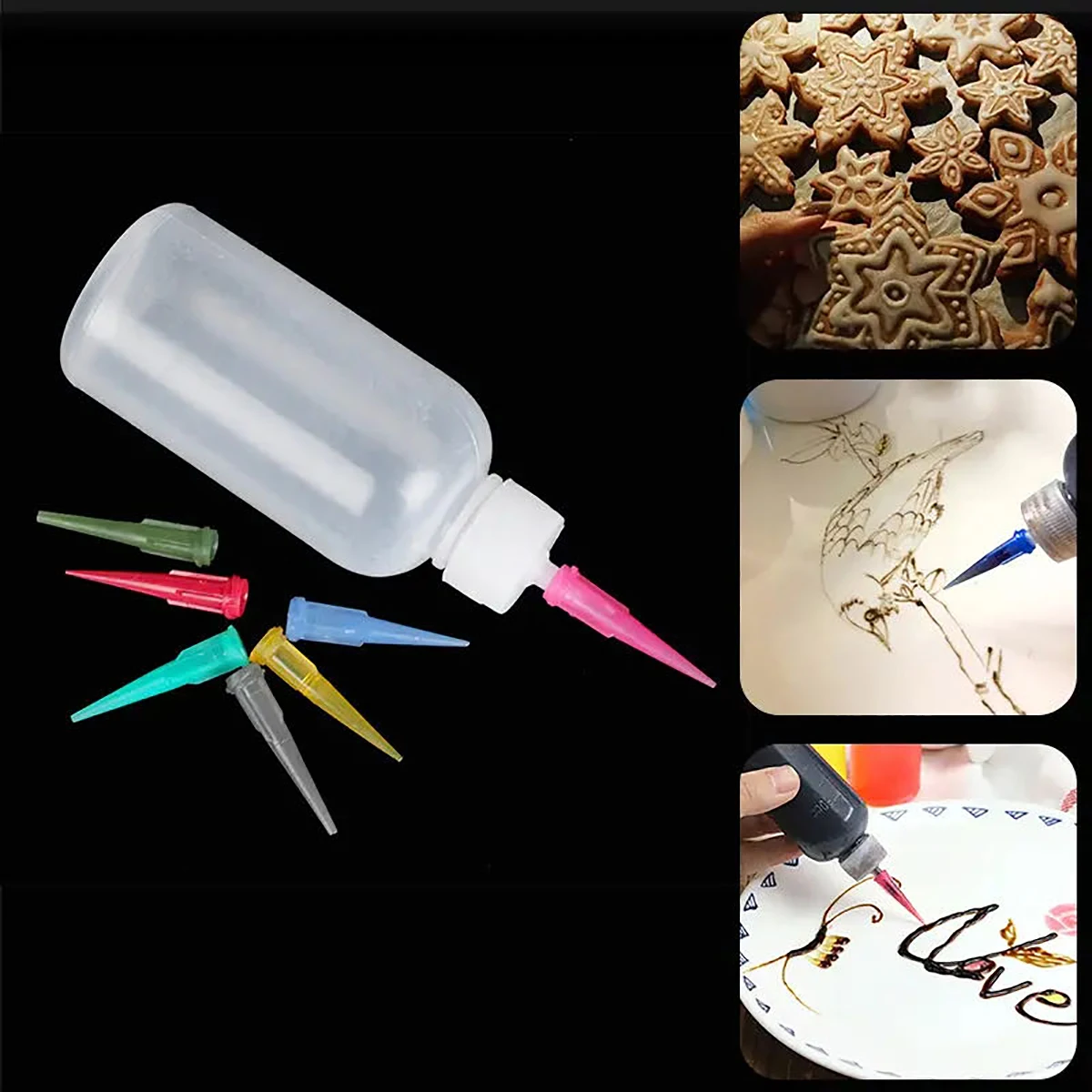 Botellas exprimibles para pint - Kitchen Baking Drawing reseña y precio
