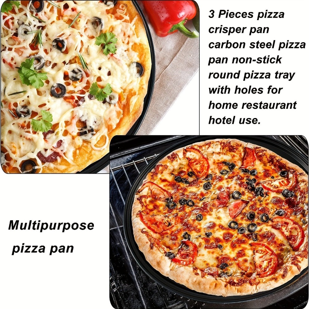 Juego de bandejas para pizza p - Kitchen Baking Pan Set reseña y precio