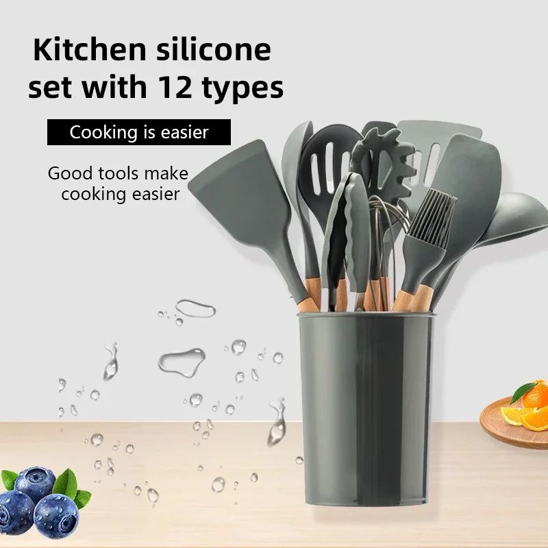 Juego de 12 piezas de utensili - Kitchen Baking Pan Storage reseña y precio