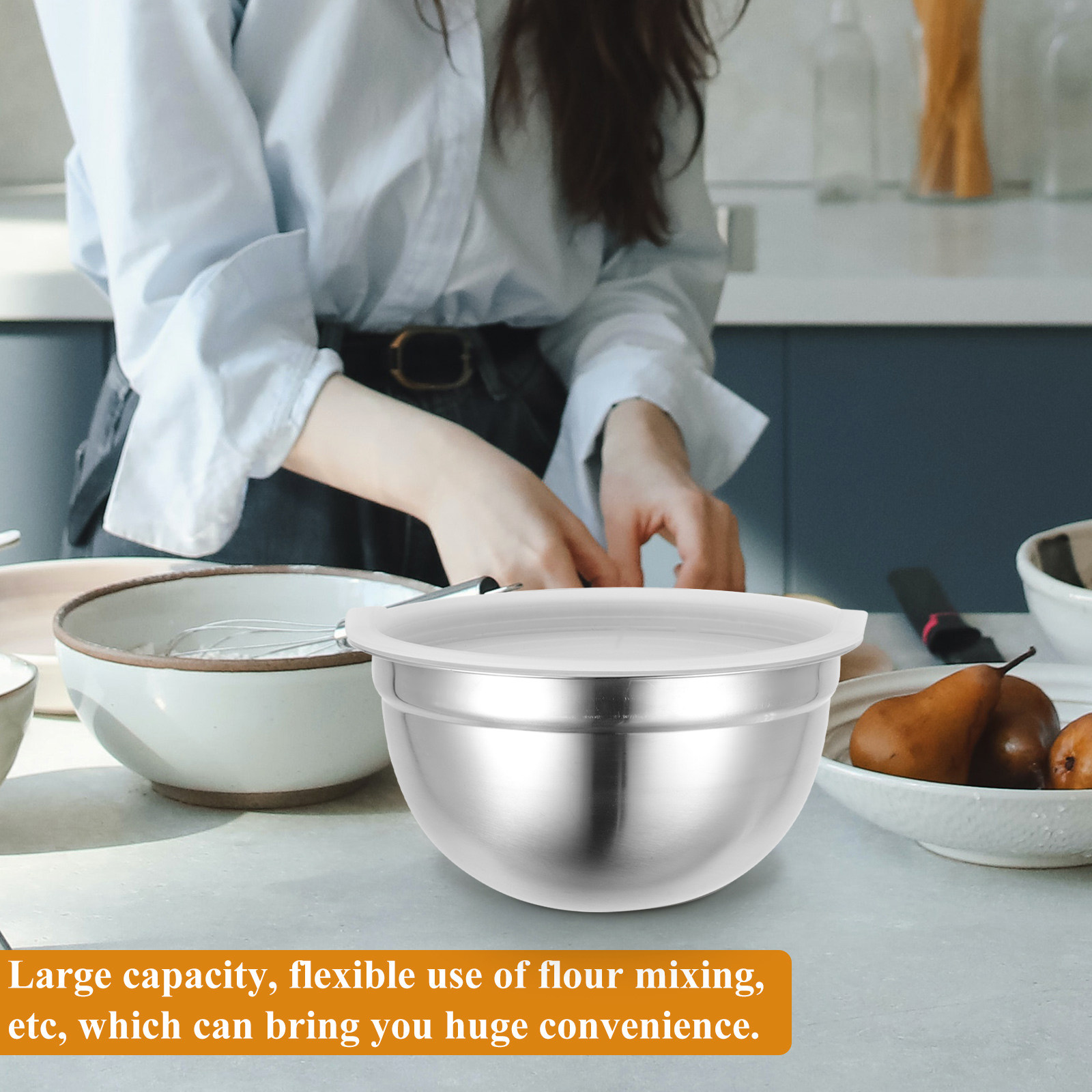 Tazón Mezclador de Acero Inoxi - Kitchen Baking Mixer reseña y precio